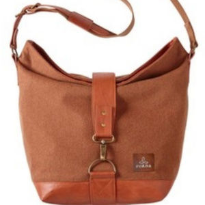 prAna Preslie Satchel Women's Unisex Tan New